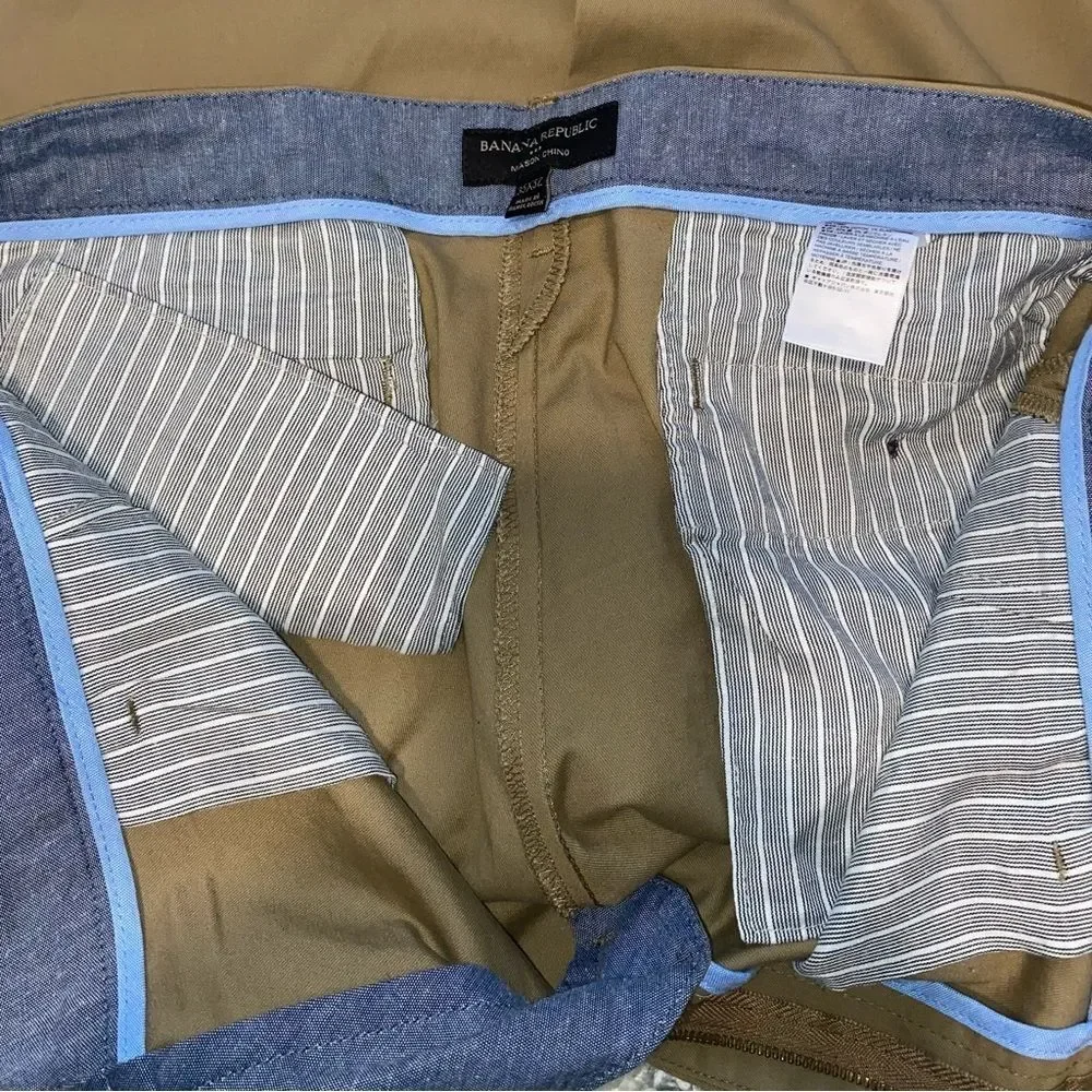 Banana Republic Tan Chinos Classic Cotton Men’s Pants 35/32